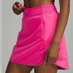 Lululemon Hotty Hot High-Rise Skirt *Long Sonic Pink size 8